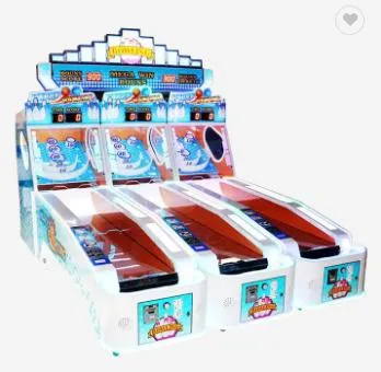 Heureux le gros gibier Hall de la machine de Bowling jeu vidéo ville nouvelle machine de jeu de pièces de trois personnes