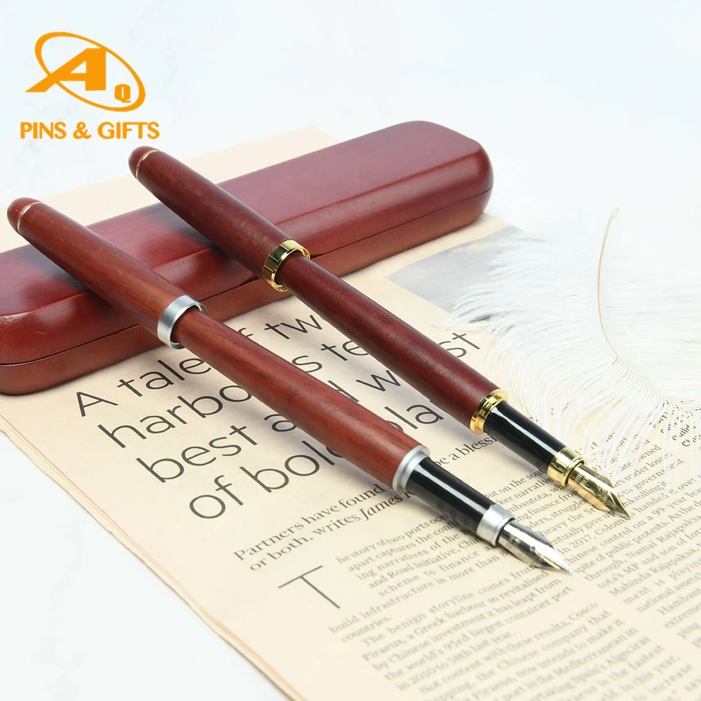 Celluloid Wood UV Office Gel Metal Beautiful Luxury Products Whiteboard Marker Free Sample The Best Gift Roller Ball with 2 Cartridges Fountain Pen