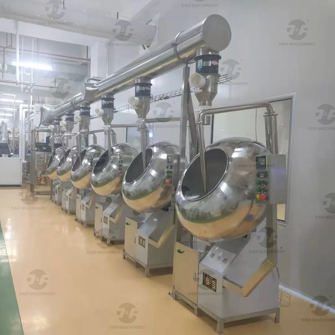 Customized Dragee Chocolate Candy Sugar Coating Chocolate Polishing Machine Chocolate Coating Pan Mini Coating Drum Peanut Coating Machine