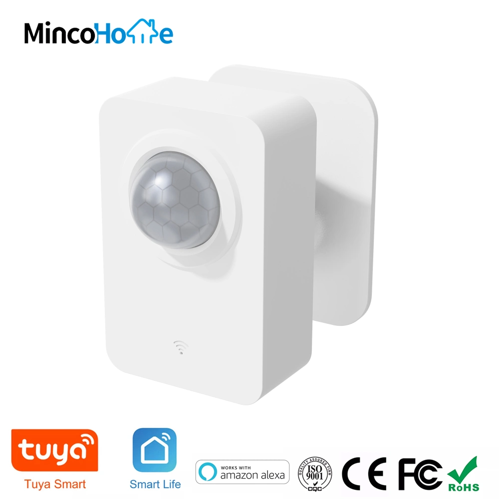 نظام التشغيل الذكي Minco Home Smart Life/Tuya WiFi Smart Motion Sensor Smart Motion Smart Alarm PIR لاسلكي