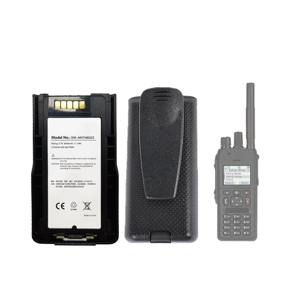 Nntn8023 3.7V 3000mAh Li-ion Battery Pack for Motorola MTP3000 MTP3100 MTP3150 MTP3200 Walkie Talkie