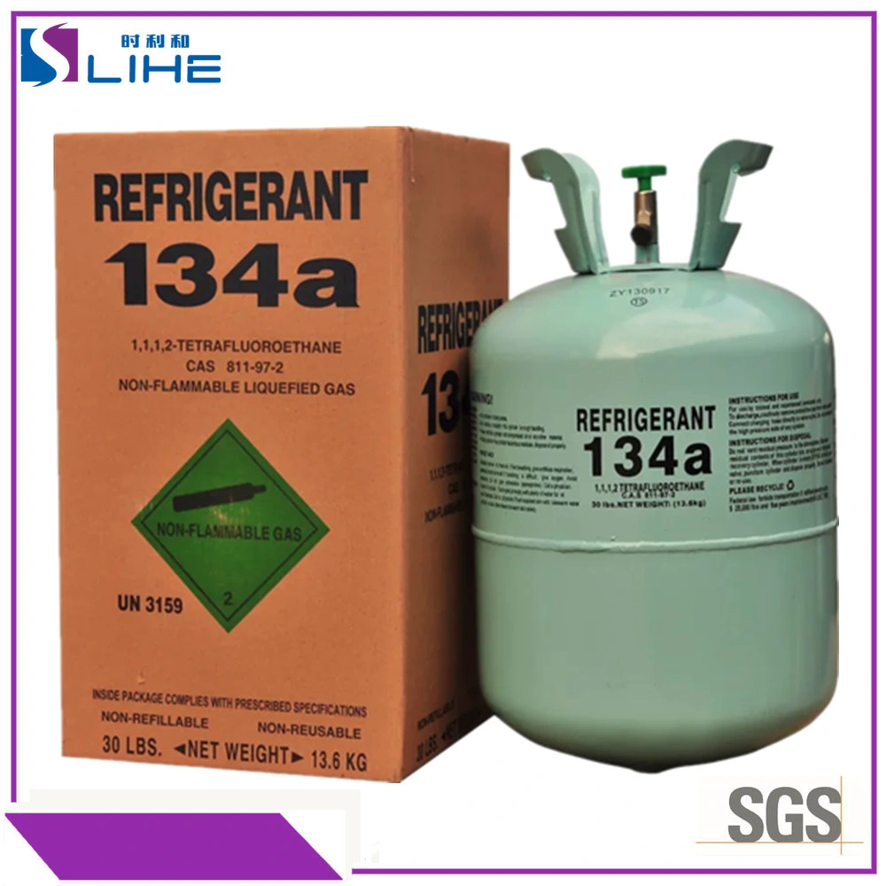 30lb AC Refrigerantor Tanque de aire acondicionado automotor Gas refrigerante R-134A para la venta