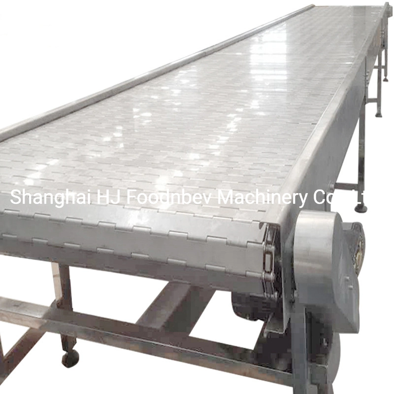 Water Pet Glass Bottle Filling Chain Transfer Belt System Conveyor with Lubrication System and Cable Groove