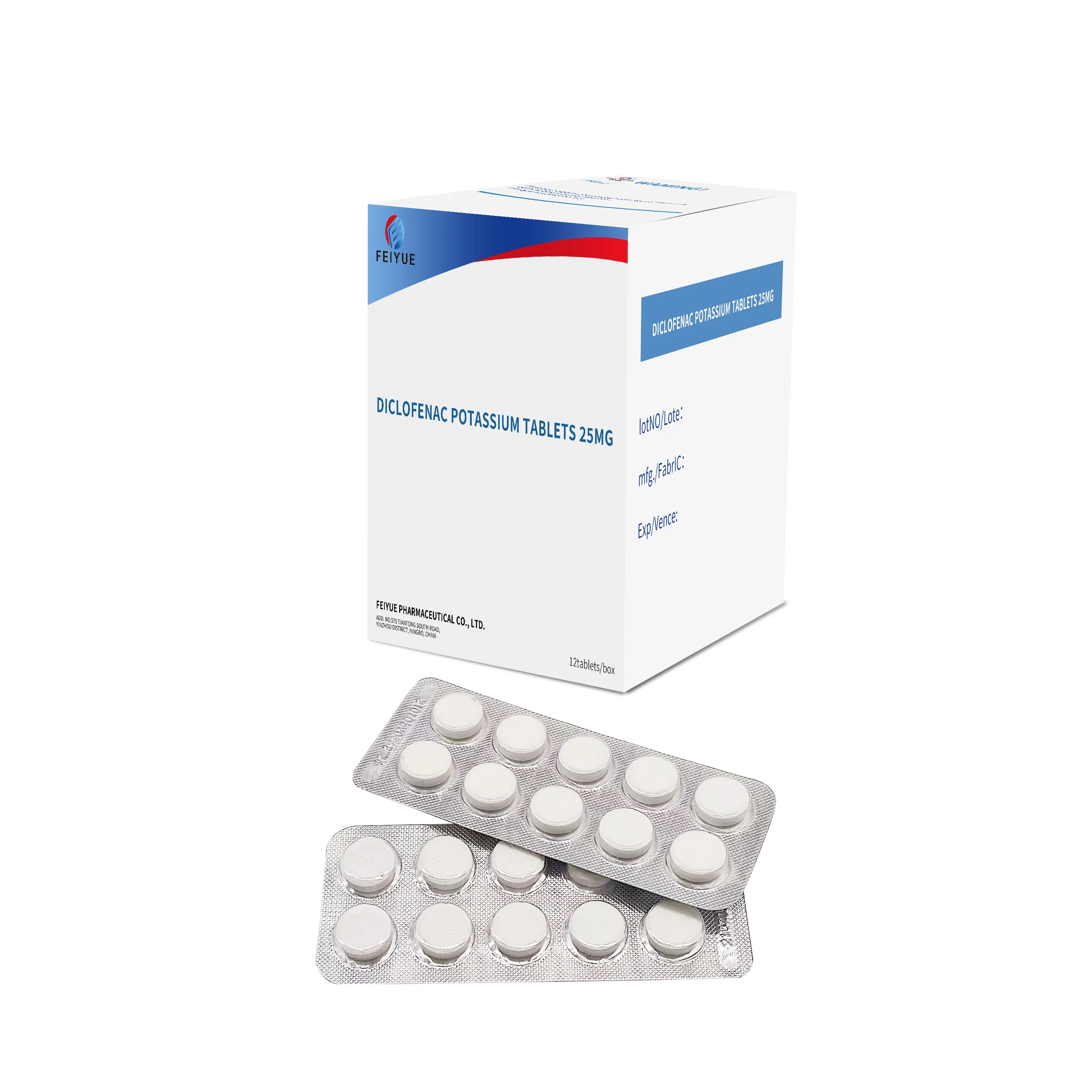 Diclofenac Kaliumtabletten 25mg 50mg 100mg