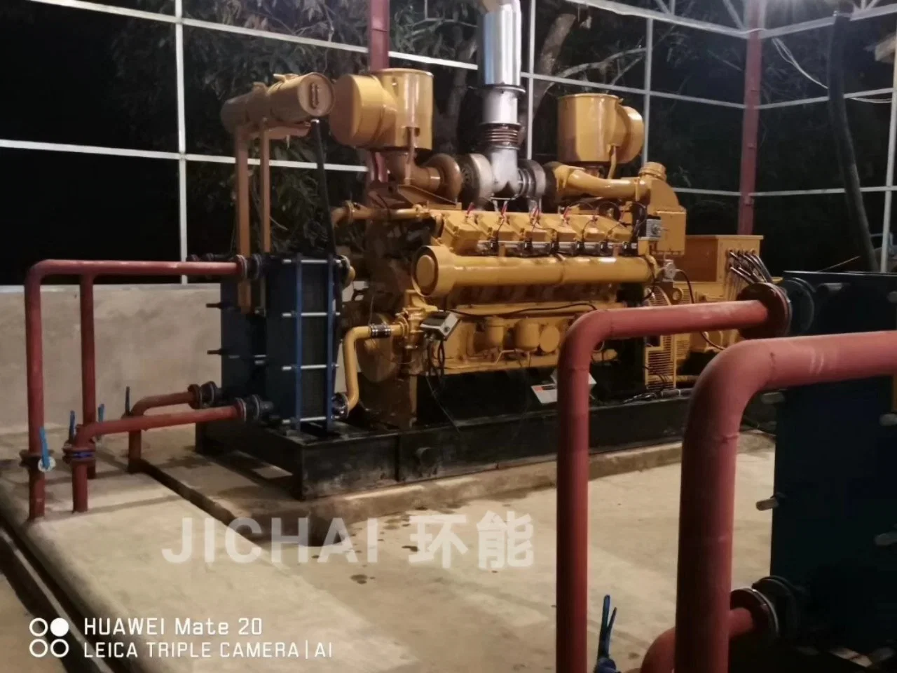 500kw Output 50/60Hz Biogas Generator Set