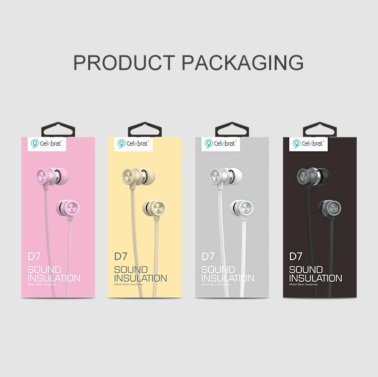 2021 Hot Sale Mobile Accessory Products High Quality Metal in-Ear Earphone with Mic