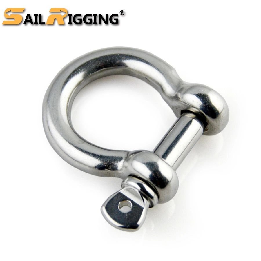 Shackle Factory High Quality Rigging Hardware Stainless Steel European Style Bow Shackle