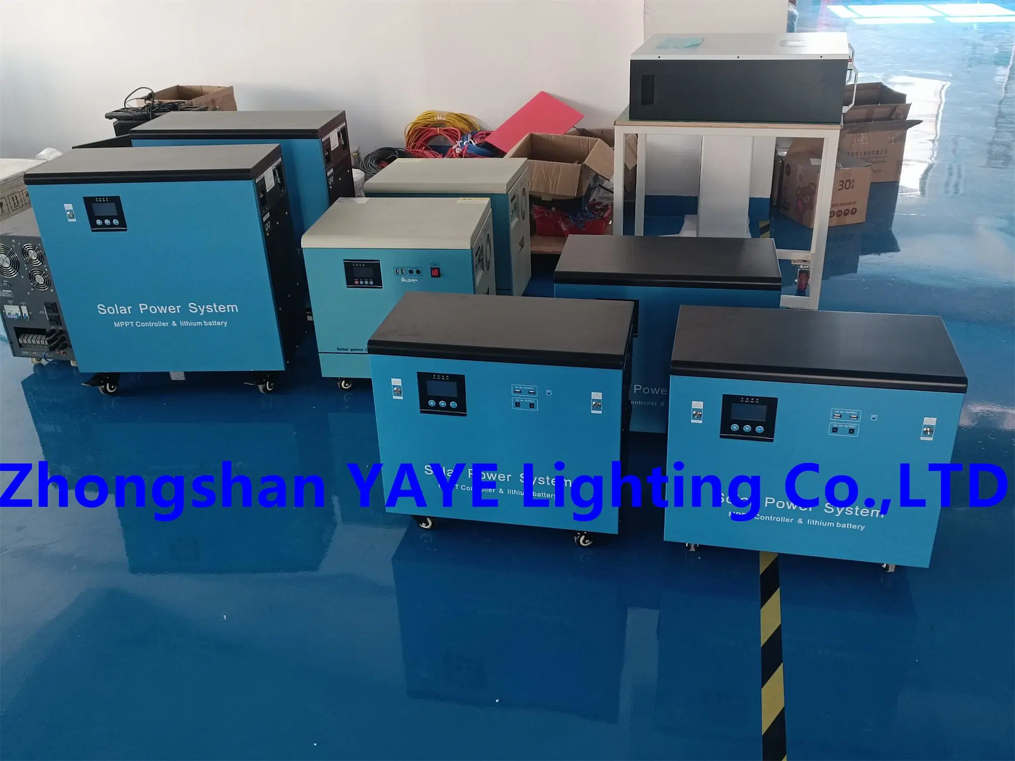 Yaye Best China Solar System Manufacture Fabrik Lithium-Batterie Zu Hause Tragbares industrielles Mini-Haushaltsstromsystem 1kw/2kw/3kw/6kw/10kw/12kw/15kw/20kw/30kw