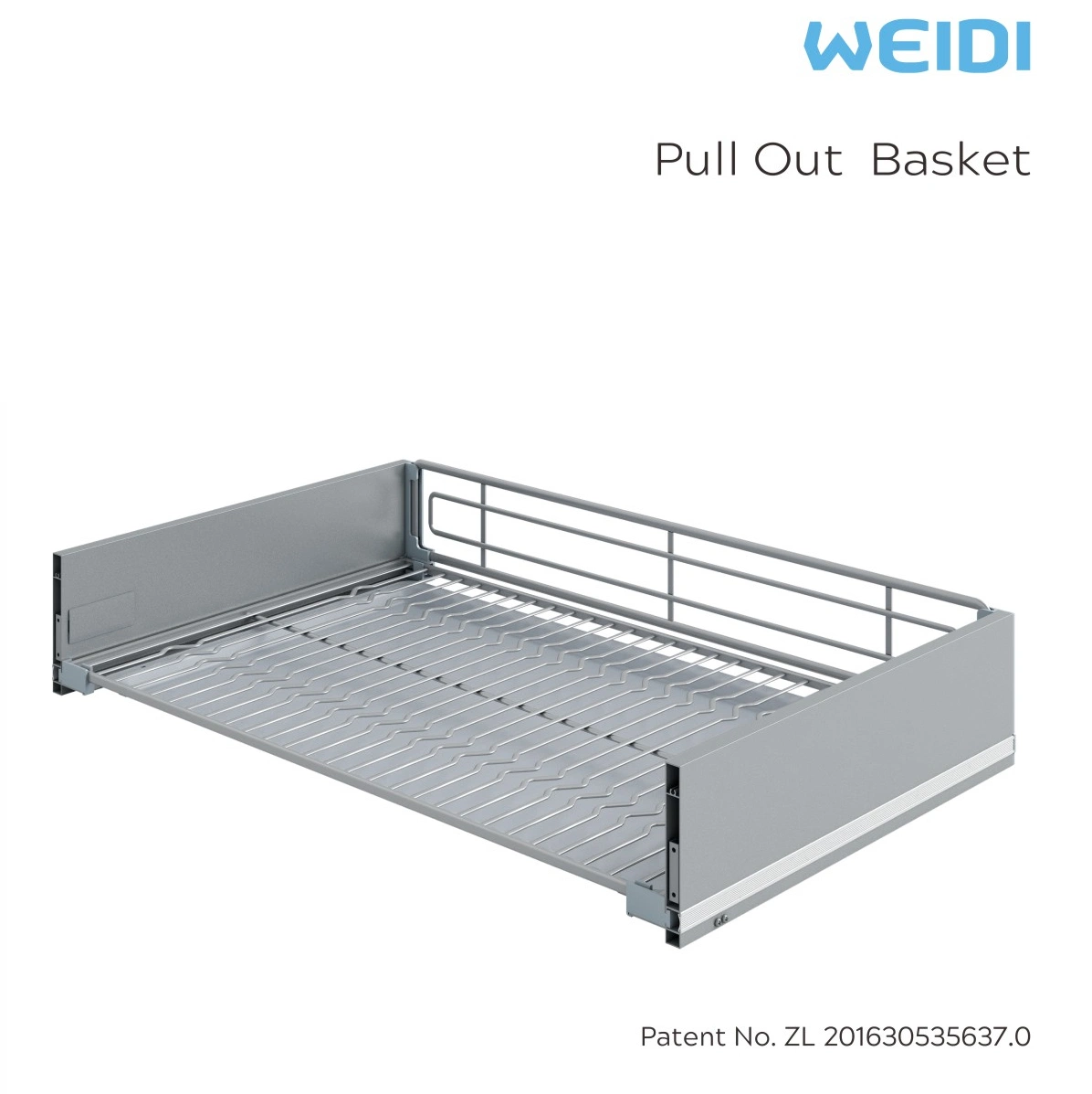 Steel or Stainless Steel Kitchen Storage Pull out Basket