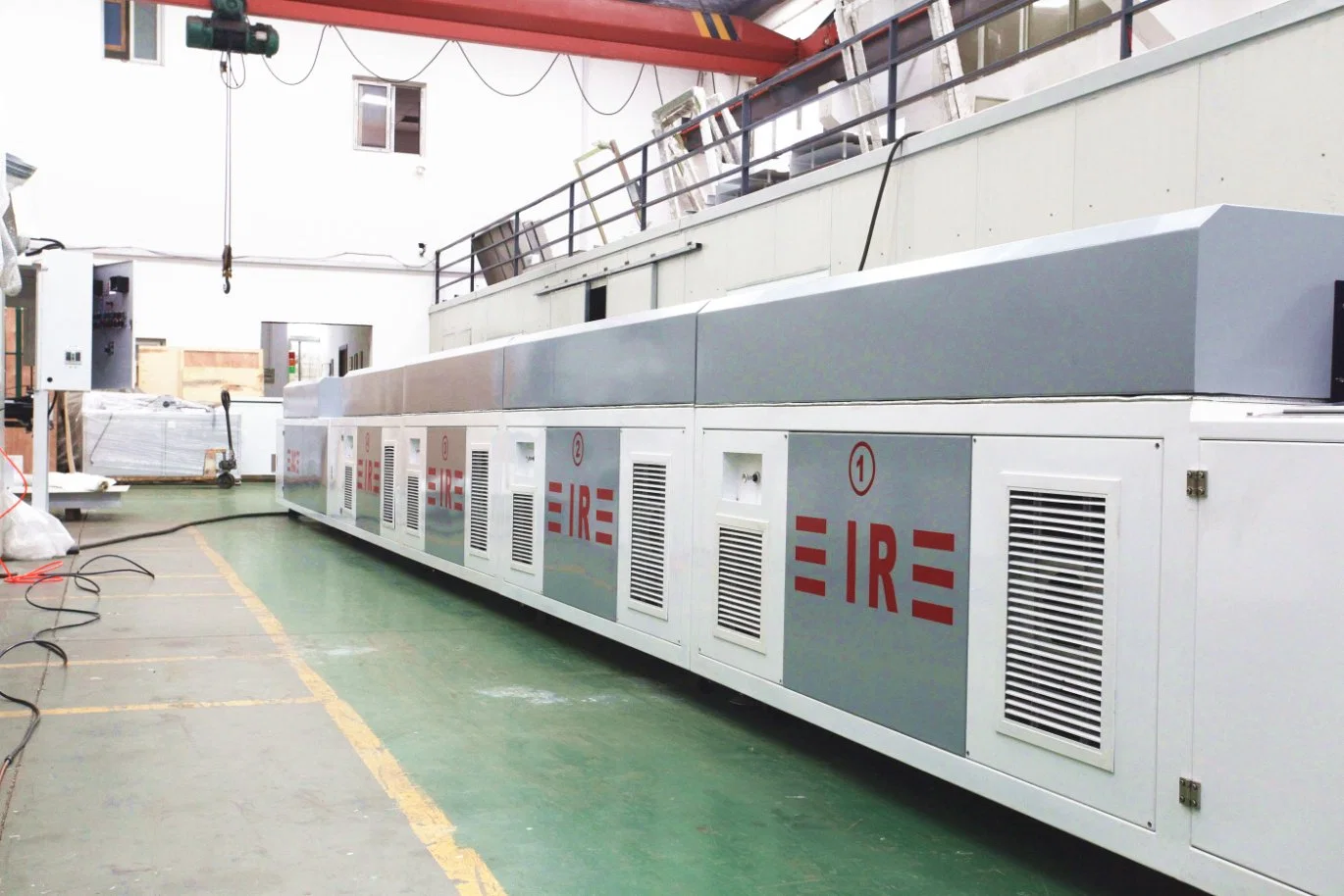 IR Lamp Rotary Screen Printing Tunnel Drying Machine