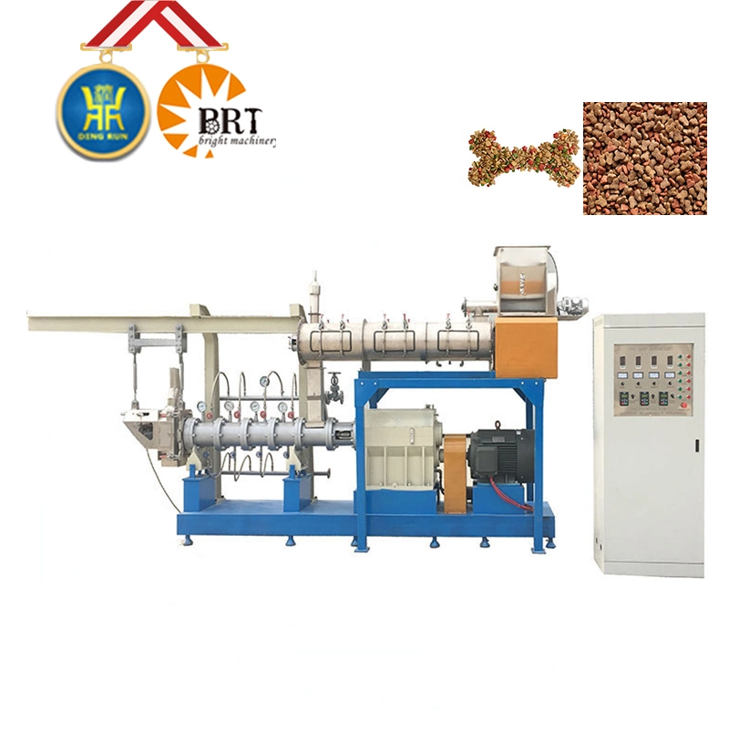 Dry Pet Food Manufacturing Machines Dog Feed Making Extruder Processing Line