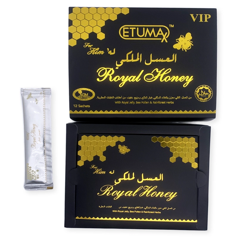 عسل عضوي طبيعي يحمل علامة Golden التجارية Man Eumax VIP Royal العسل