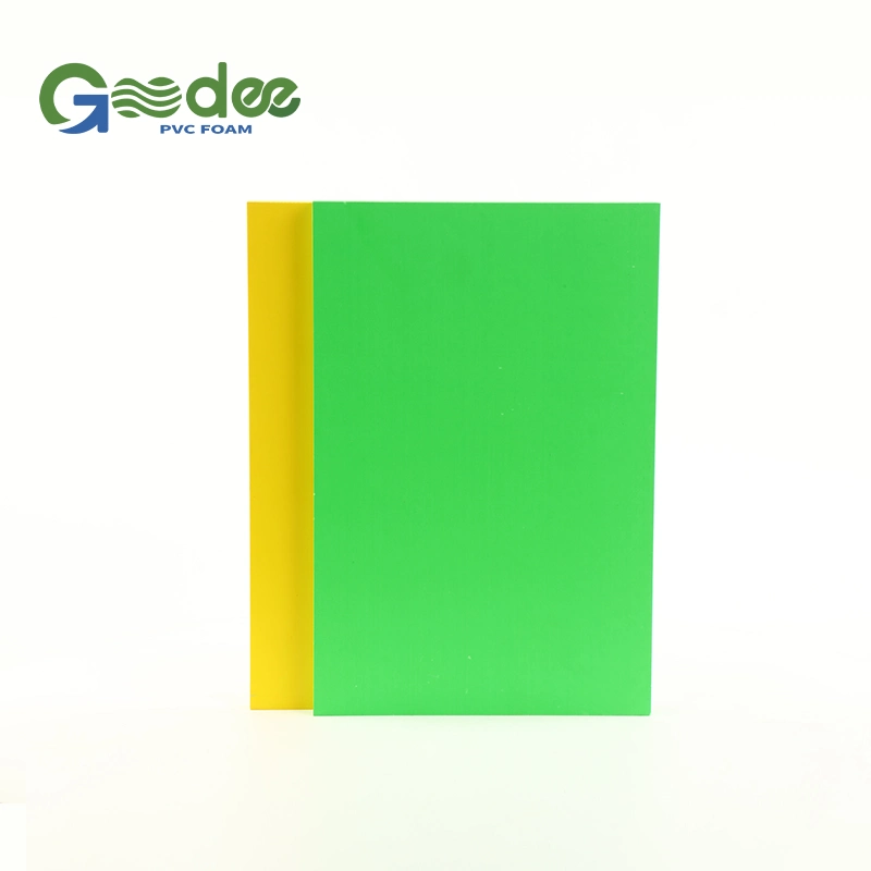 High Glossy Face Board Green PVC Free Foam Board