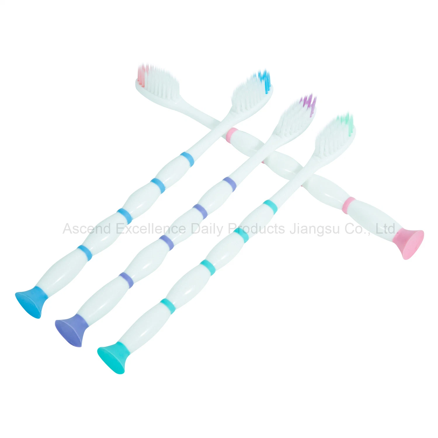 Good Quality Customized Toothbrush with Suction Cap