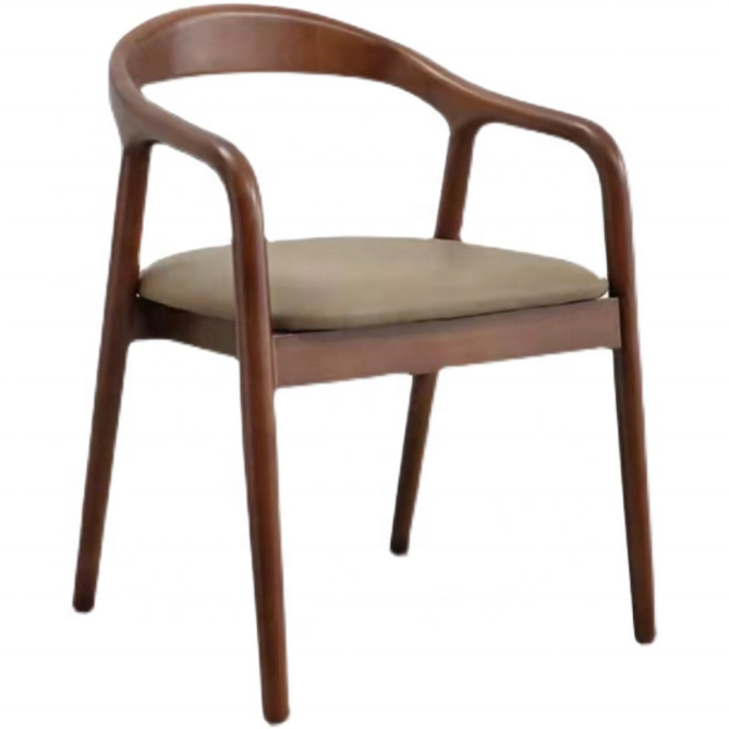 Antike Luxus Massivholz Esszimmerstuhl Holzrahmen Stuhl für Restaurant Im Speisesaal
