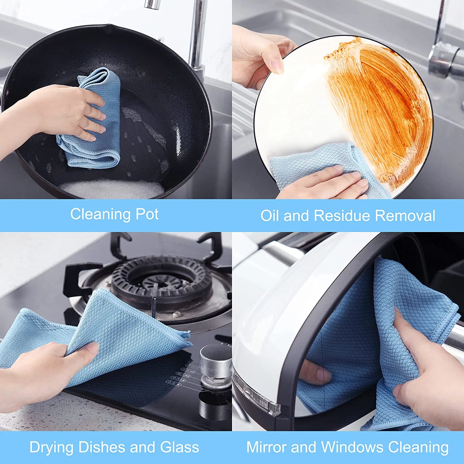 Best Glass Window Mirror Cleaning Cloth