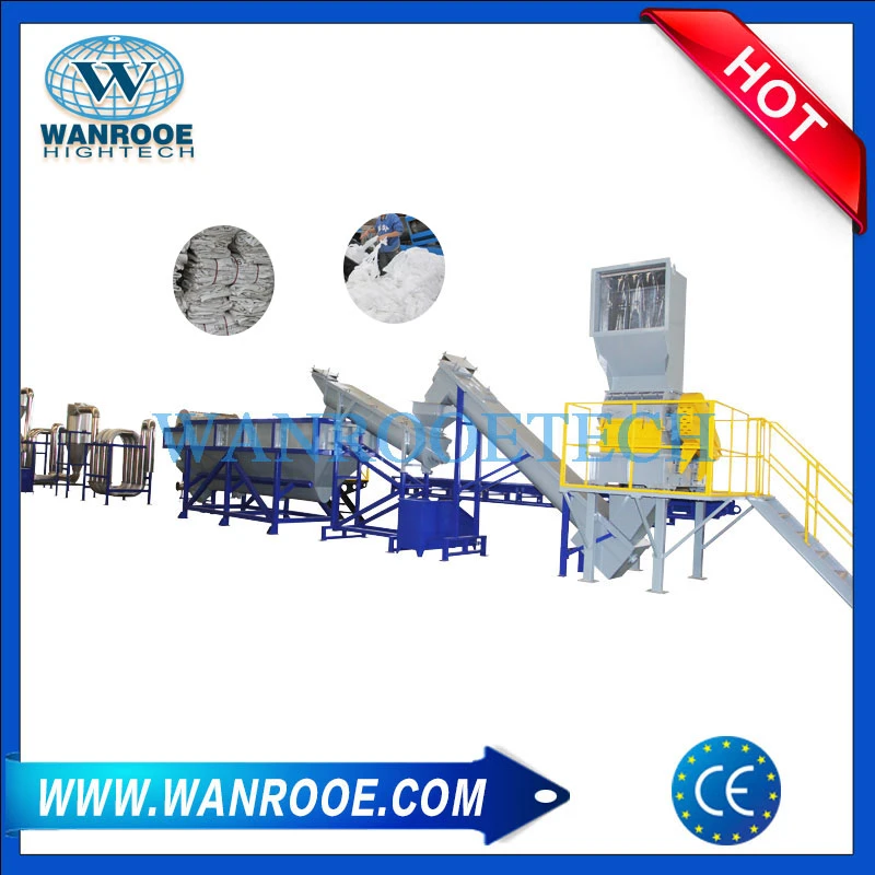 PNQF Series Waste PE PP Film Woven Crushing and Washing Recycling Line for Sale