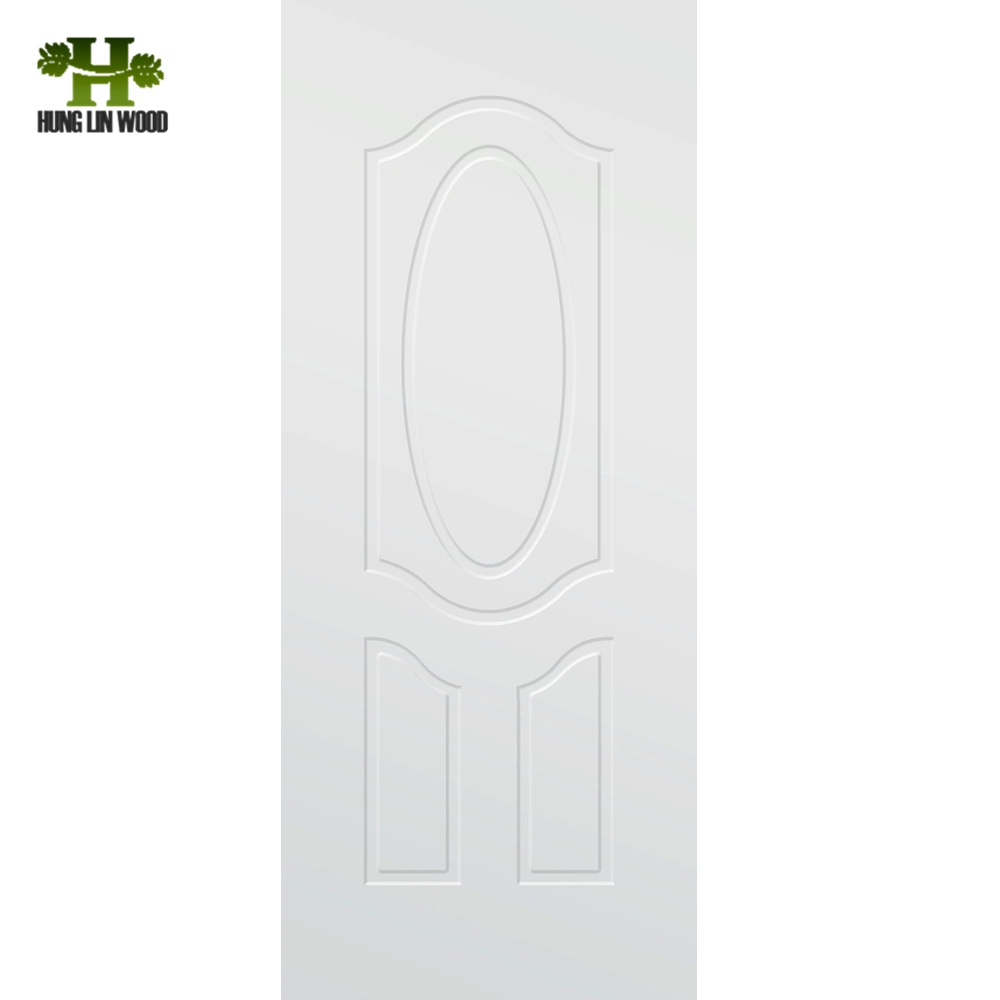 Modern Smooth White Primer Door Skin Moulded HDF