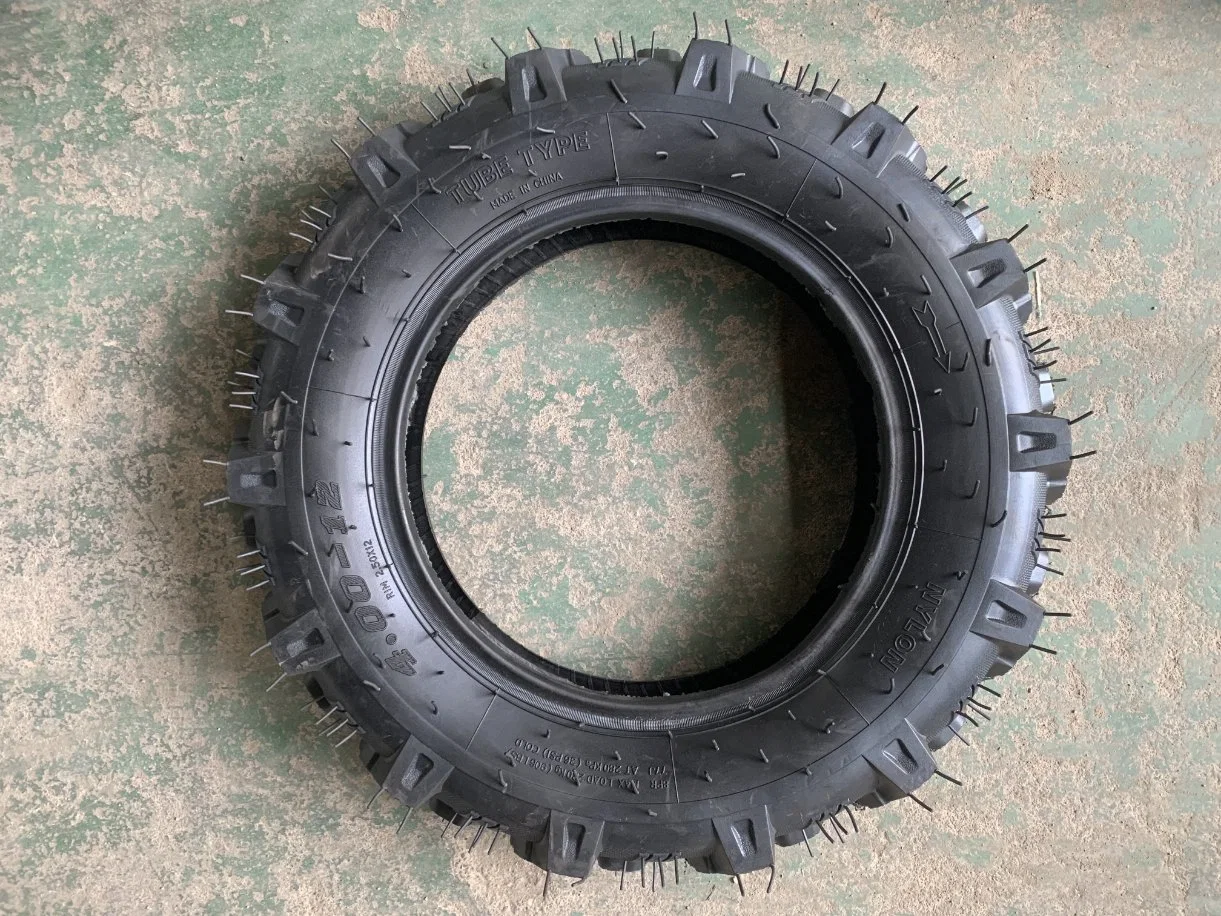 Agricultural Tyre Pneumatic Rubber Wheel Lug Partten 4.00-12 (herringbone)