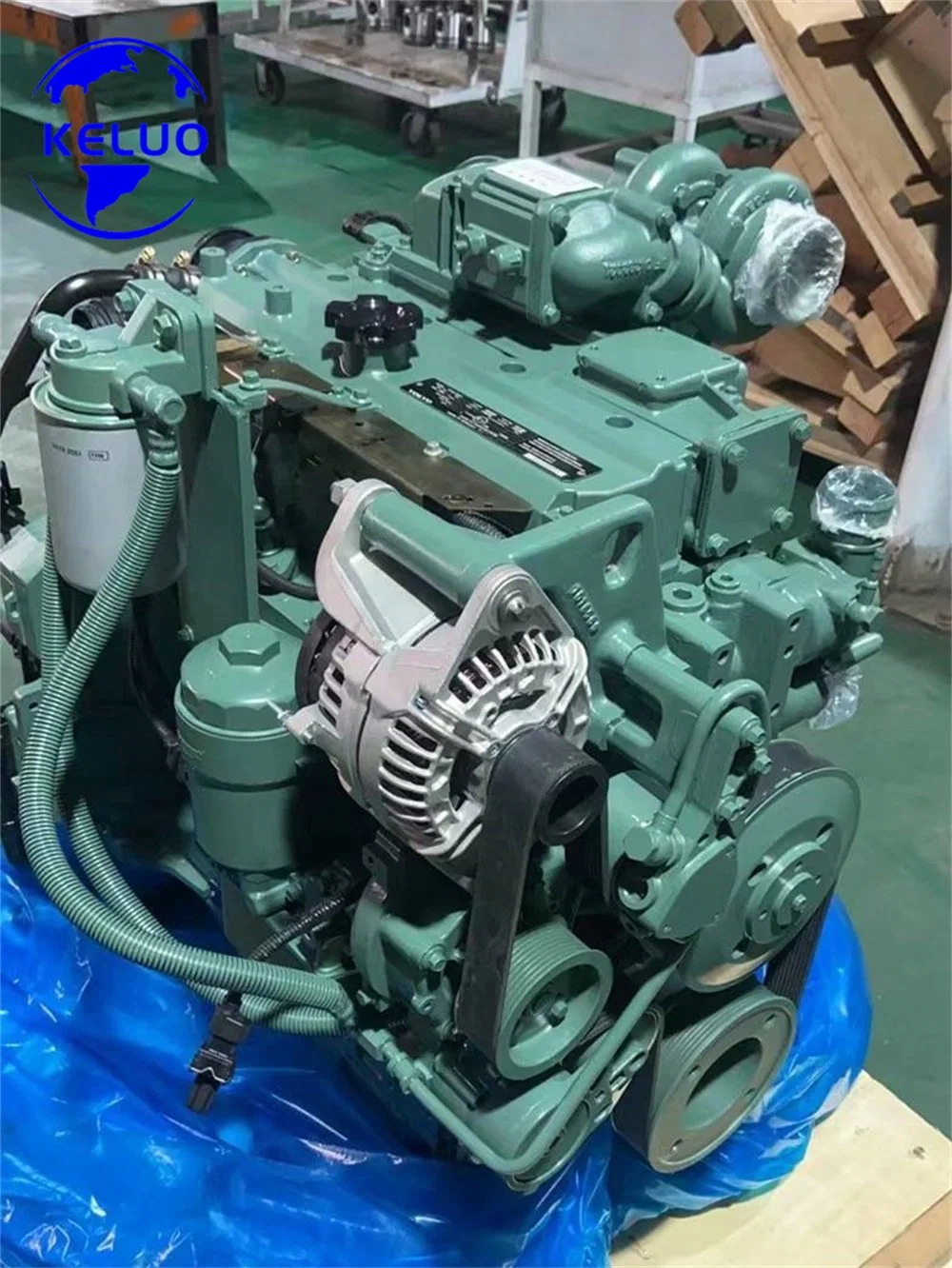 Original y nuevo Volvo D6D Diesel Motor para reparar la máquina o la sustitución del motor