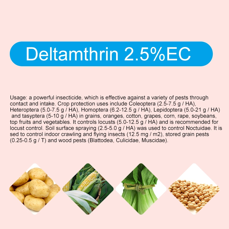 Agrochemikalienpestizid Deltamethrin 25g/L EG CAS 52820-00-5