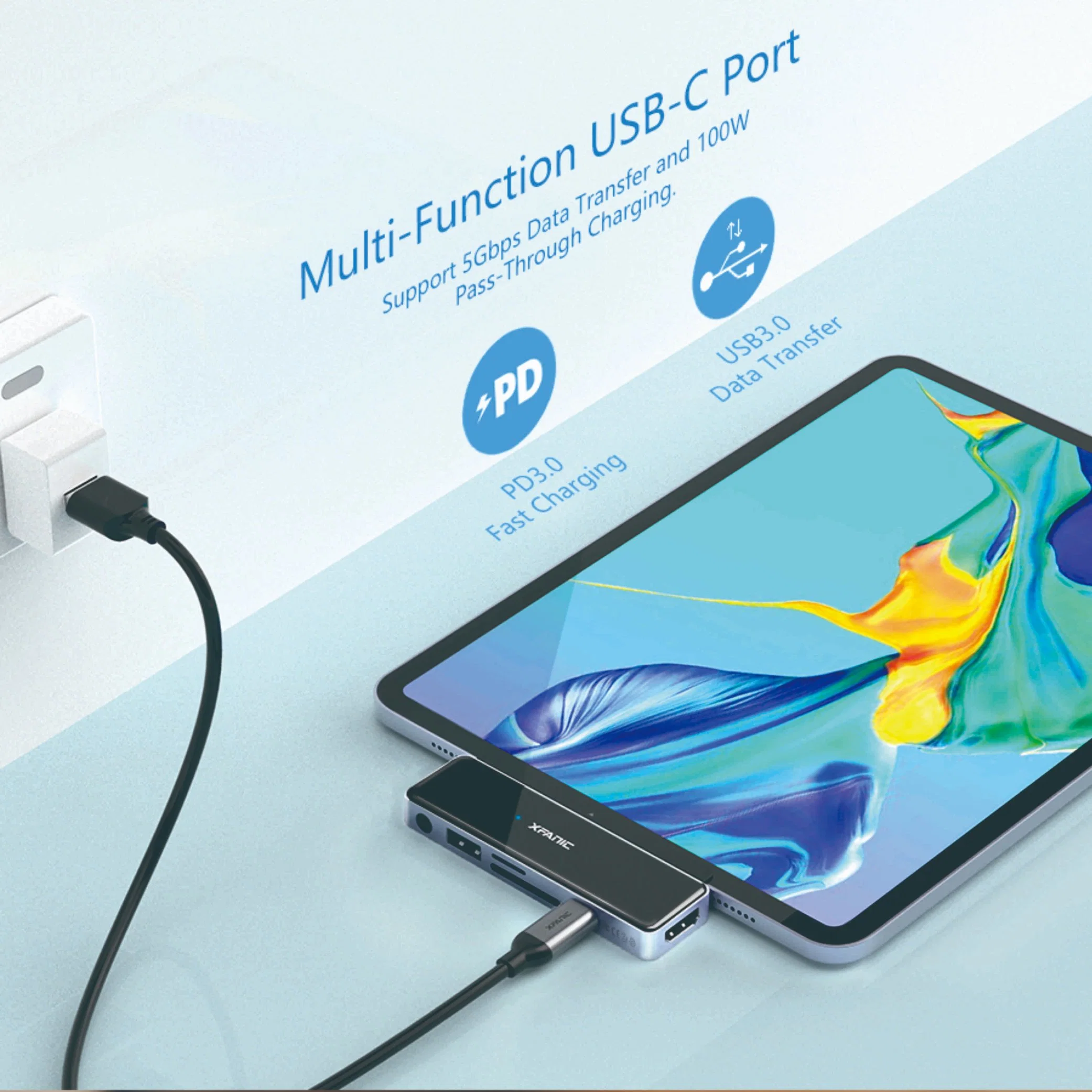 Shenzhen USB Hub 3.0 with 2020 New for Laptop Computer Multifunction Wholesale Charging Phone Dock Station for Laptop USB C Hub