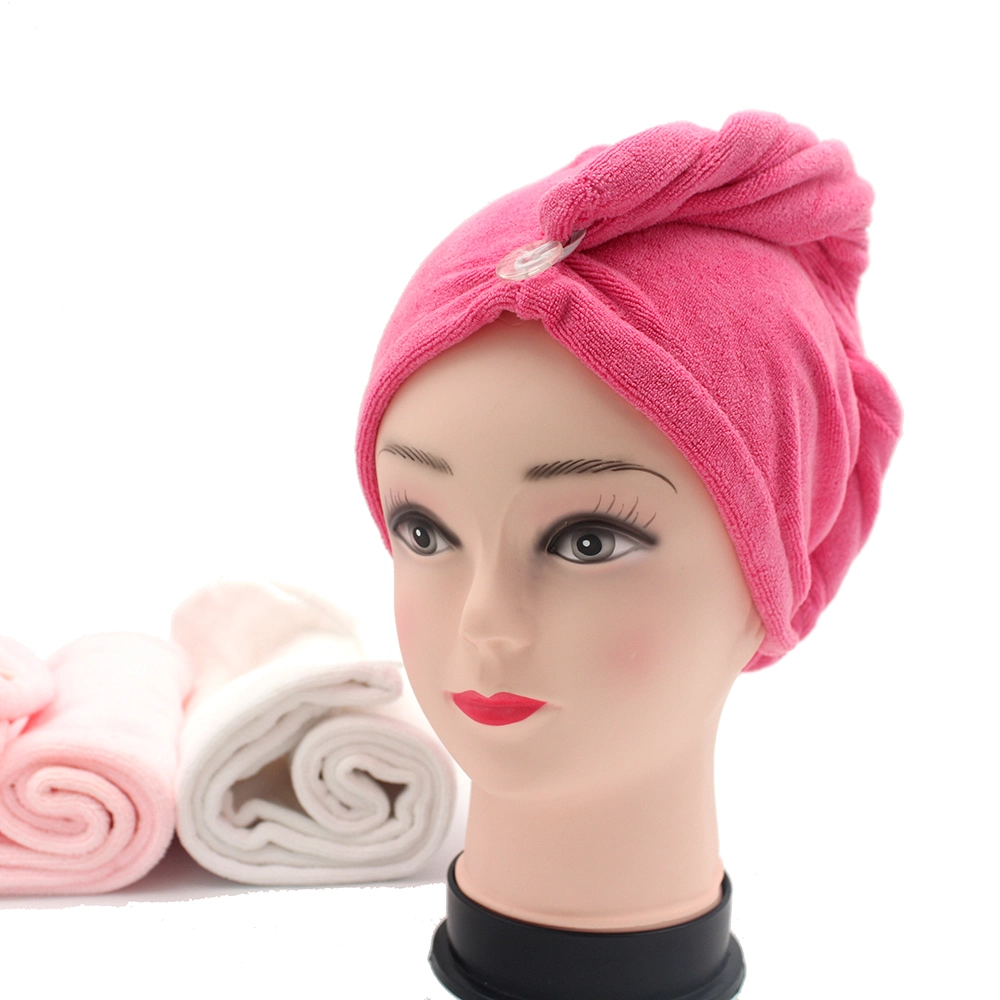 Wholesale/Supplier Custom Logo Thick 400GSM Shower Hair Wrap Cap Microfiber Quick Drying Hair Towel