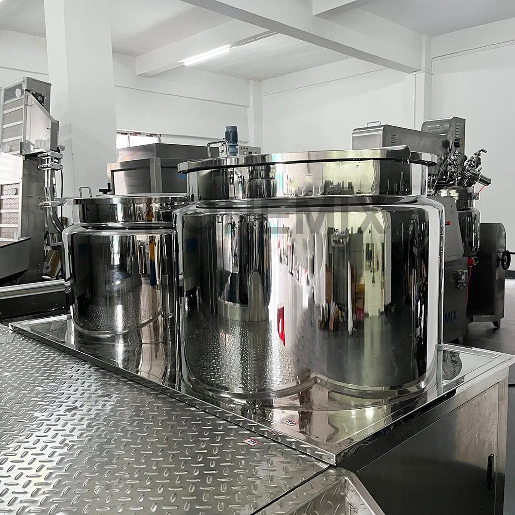 Honemix 200L Vacuum Mixer Homogenizer Machine, Food Grade Homogenizer and Mixer Cosmetic