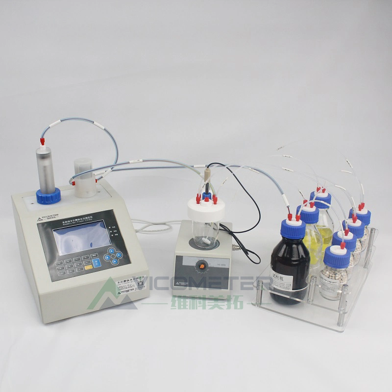 Liquid Oil Alcohol Lipid Karl Fischer Moisture Analyzer/ Meter