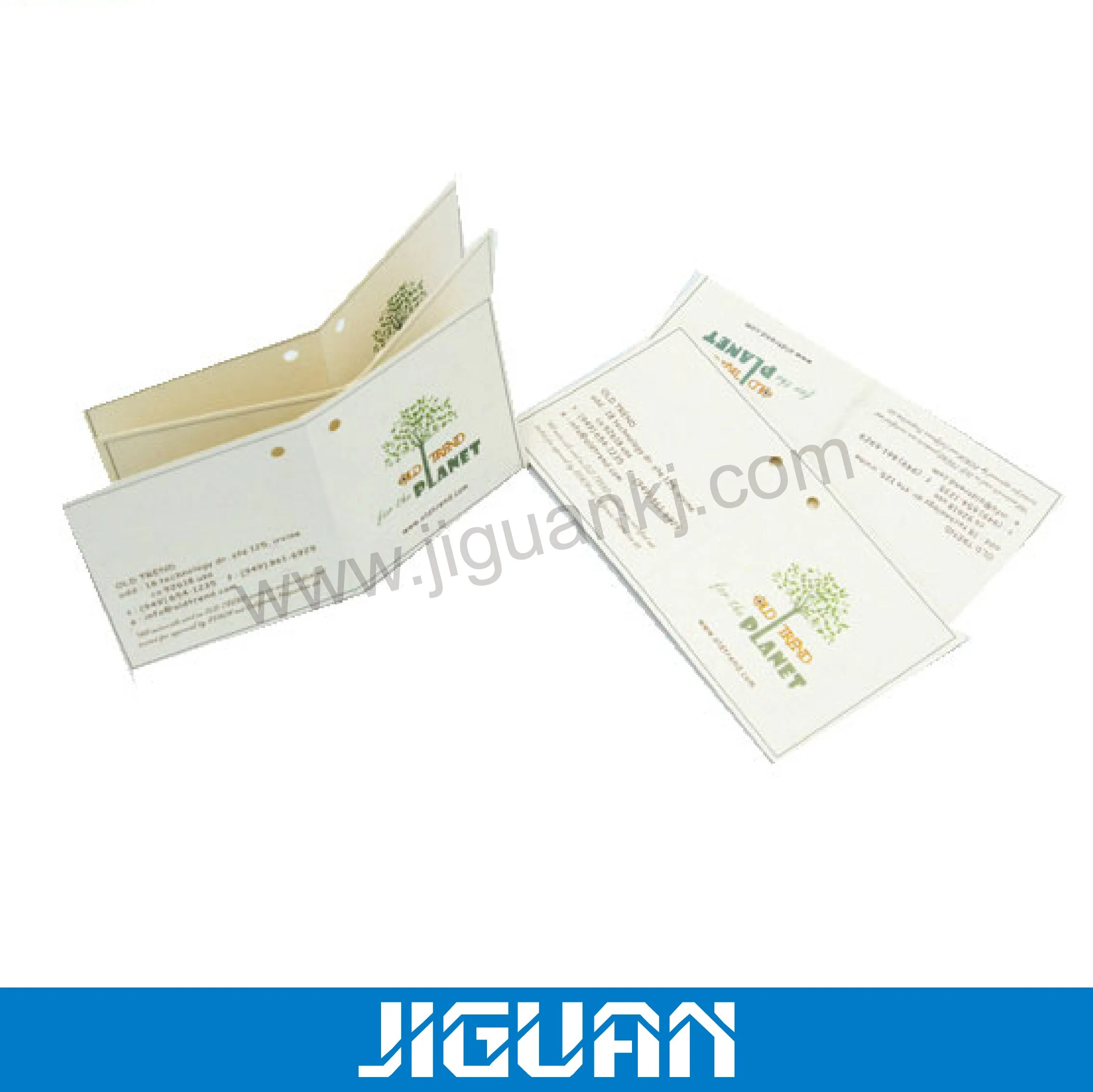 Wood Grain Color Hanging Tag of Garment Clothes Store Industry