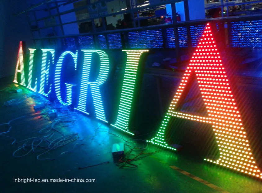 Super Colorful Completed Finished LED Illuminated Advertising Sign Letters