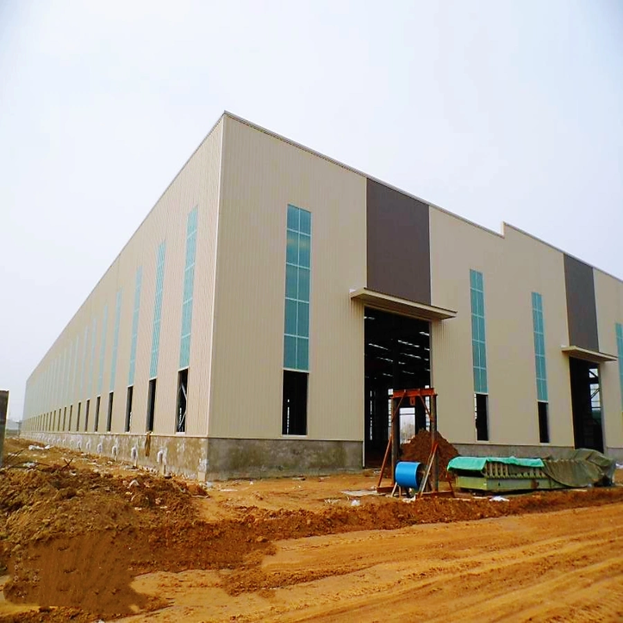 Prefabricated Steel Structure Apartment Shopping Mall Warehouse Office Permanent Building Construction