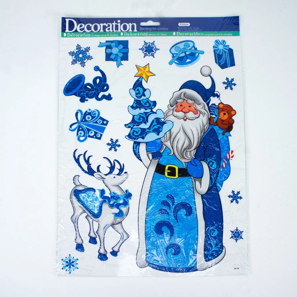 Christmas Stickers Blue Window Wiper Car Stickers and Decals