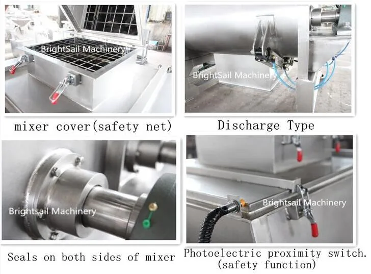 Charcoal Vitamin Premix Pharmacy Herbal Medicine Cow Feed Maize Meal Powder Mixer Mixing Machine