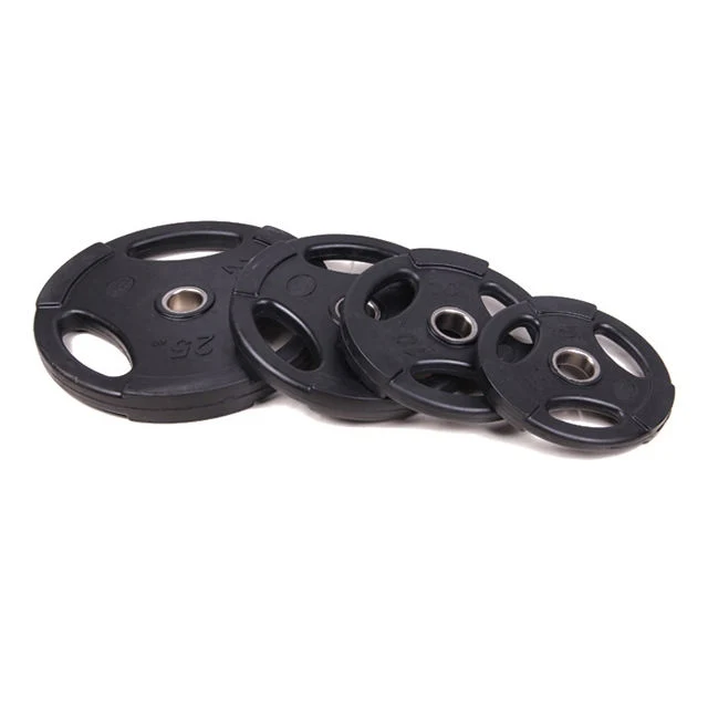 Tri Handle Rubber Coated Weight Plate for 50 mm Bar