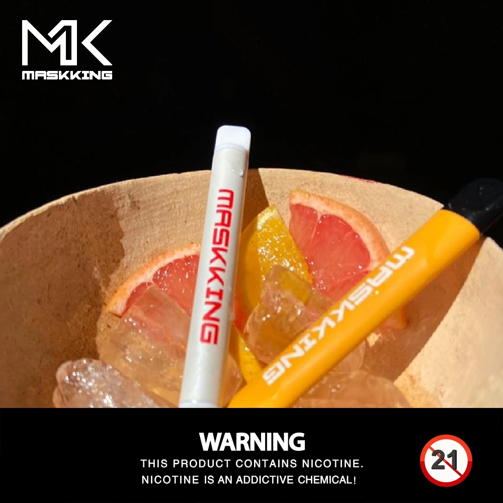 Original Manufacrure Maskking High Slim 300 Puffs Disposable Vape with 18 Fruit