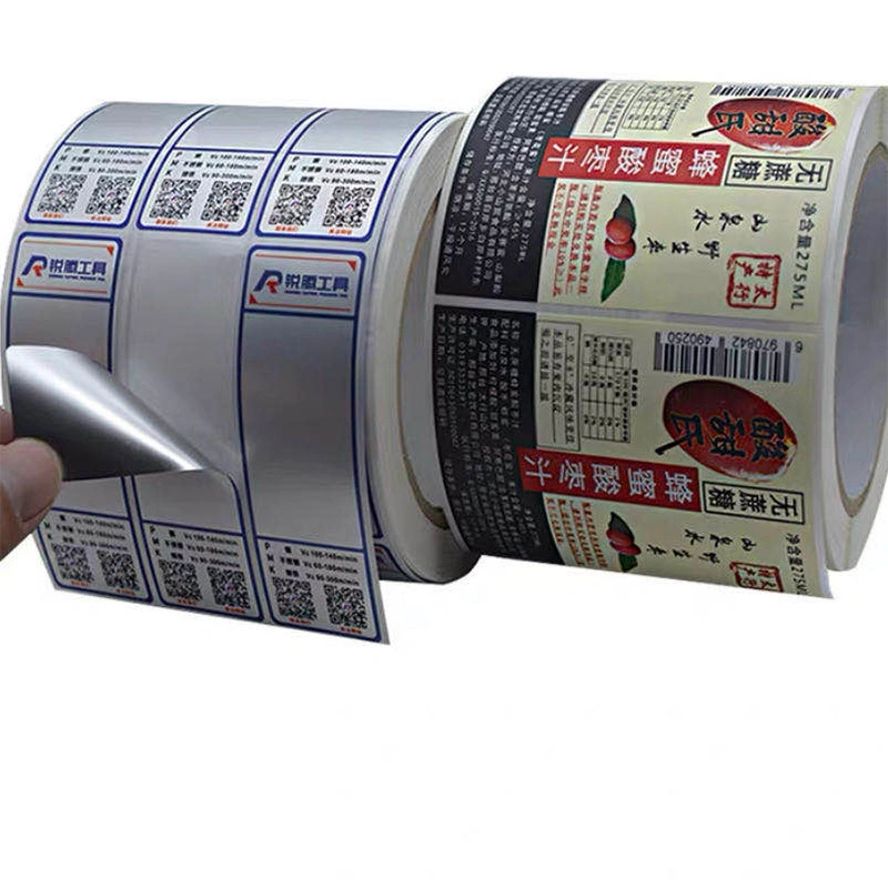 Coated Paper Oval Self-Adhesive Label Printing