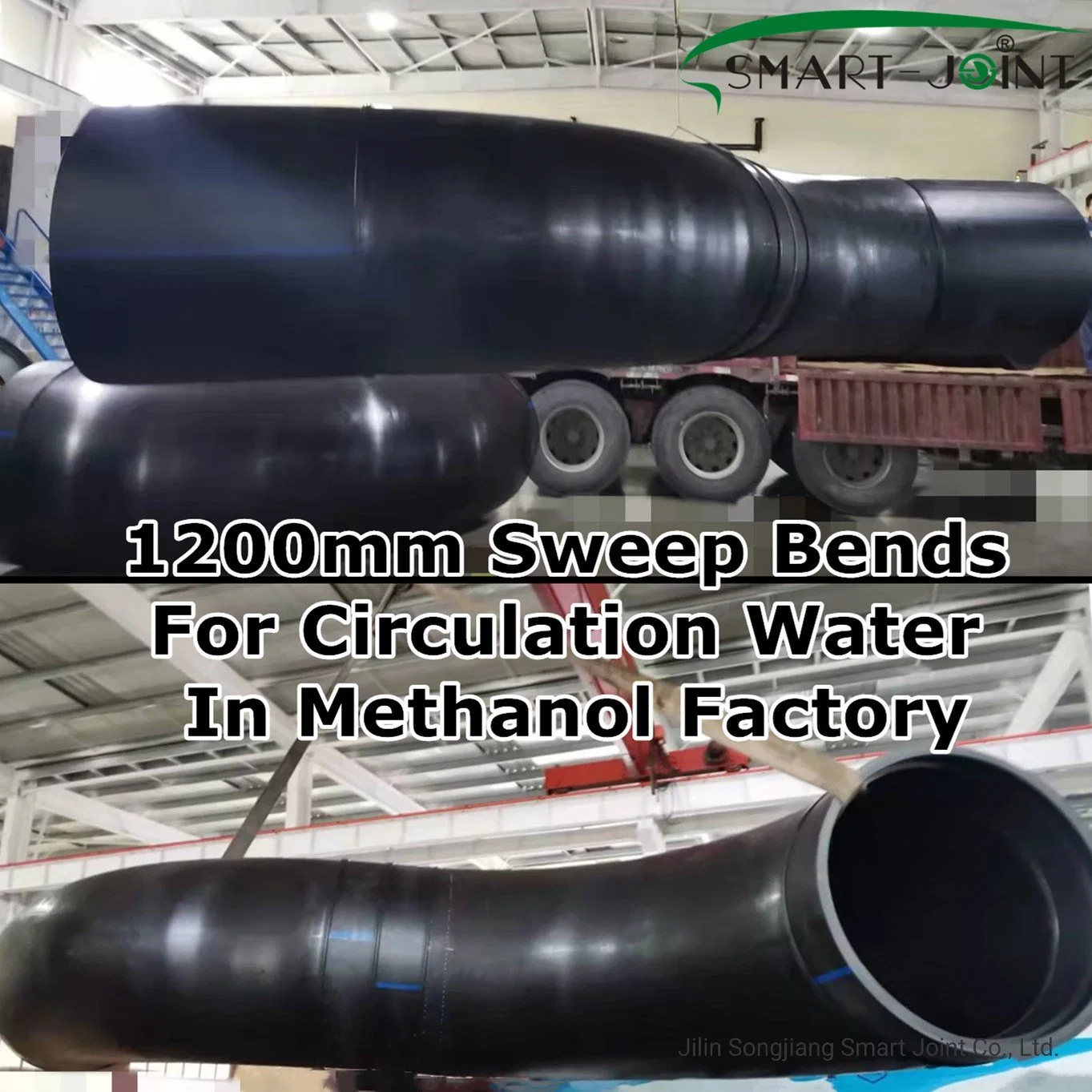 HDPE PE100 Butt Fusion Sweep Bend Elbow 30/45/75/90 All Degree