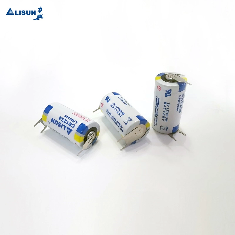 High Standard Lisun Brand 3V Cr123A 1500mAh Lithium Battery for Sensors