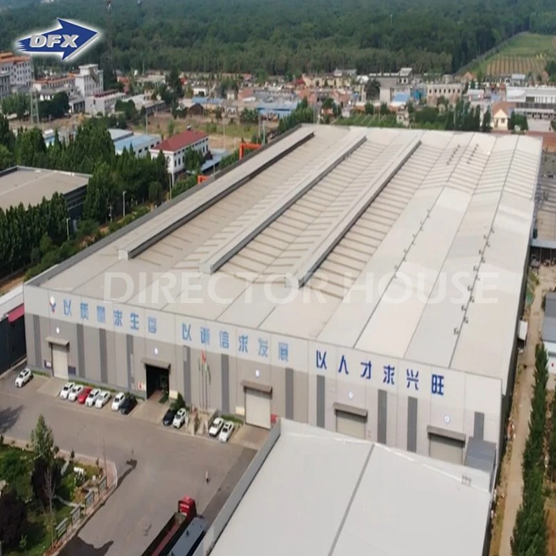 China Low Cost Design Prefab Light Galvanized Metal Frame Building Prefabricated Construction Industrial Factory Modular Warehouse Workshop Steel Structure