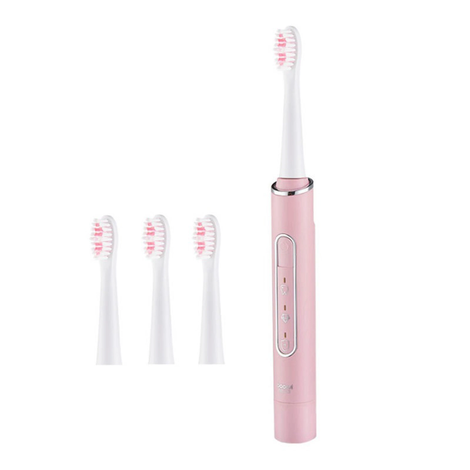 Rechargeable Power Ultrasonic Customizable Waterproof Automatic Electric Toothbrushes for Adults 4 Brush Heads