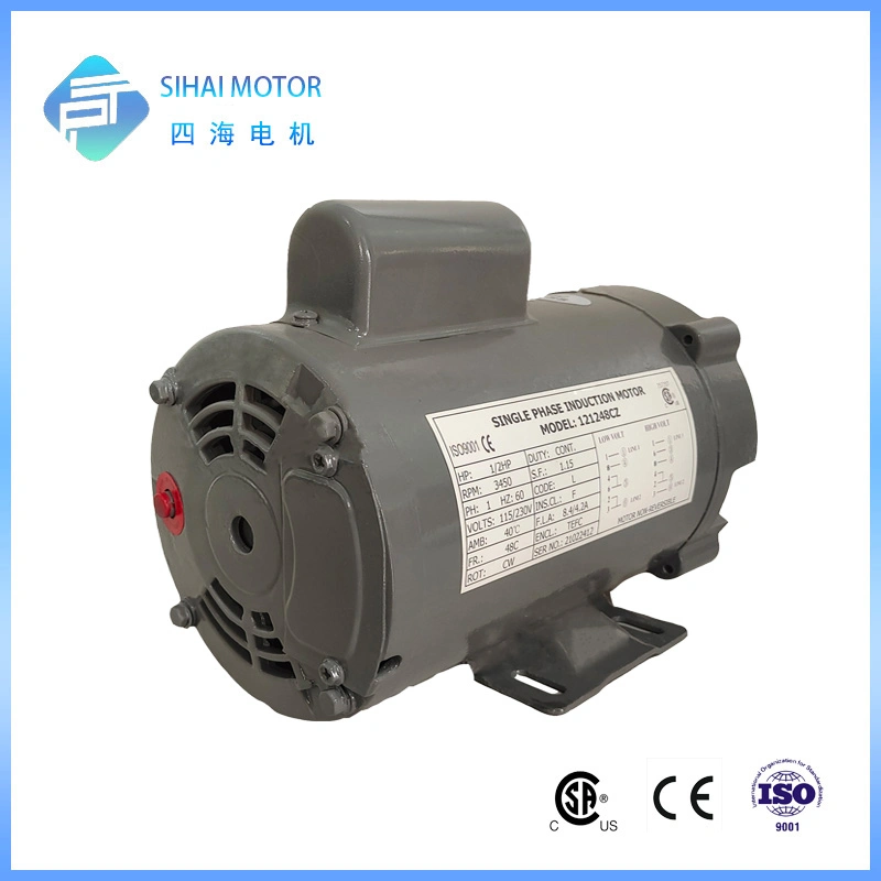 NEMA 48c 1/4HP 1750rpm 60Hz 115/230V Single Phase Motor