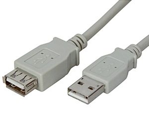 Alta velocidad USB 2.0 Cable alargador masculino a femenino