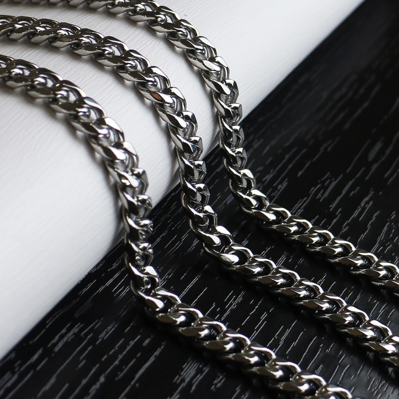 New Arrival Handmade Jewelry Mirror Polished Mens Stainless Steel Chains