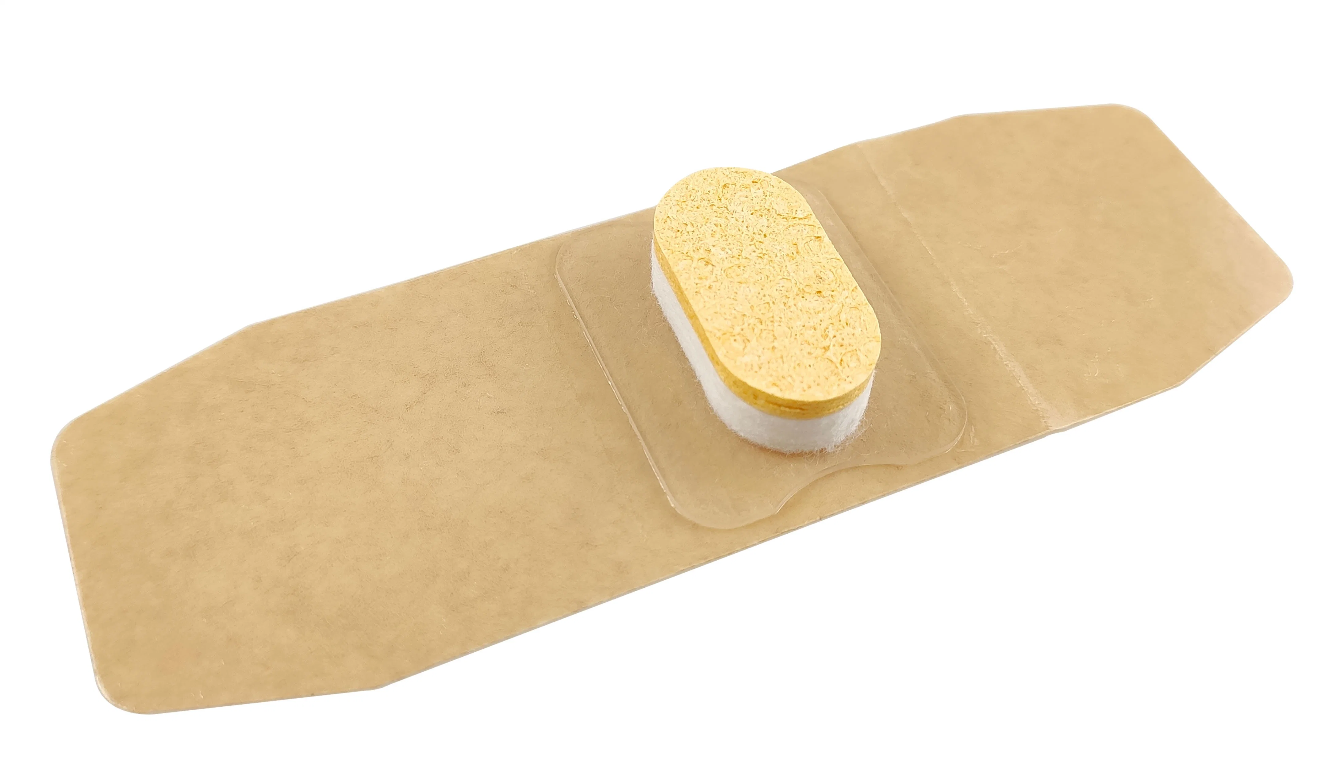 Hemostatic Dressing First Aid Plaster for Central Vein Puncture Hemostasis