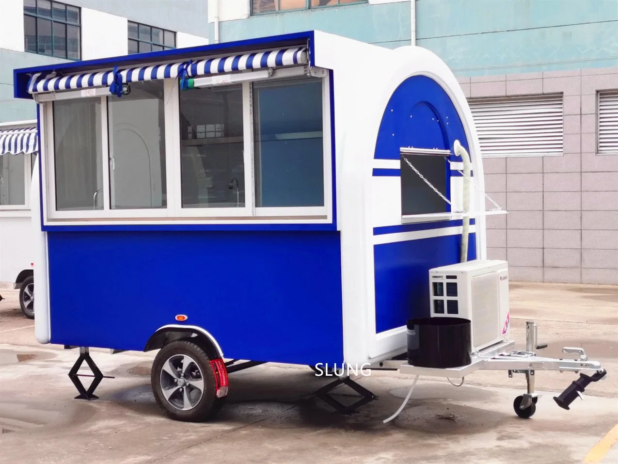 Silang Food Truck Mobile Food Trailer /3m Bunte Lebensmittel-Ausstellung Kiosk zum Verkauf USA /Mobile Outdoor Kitchen