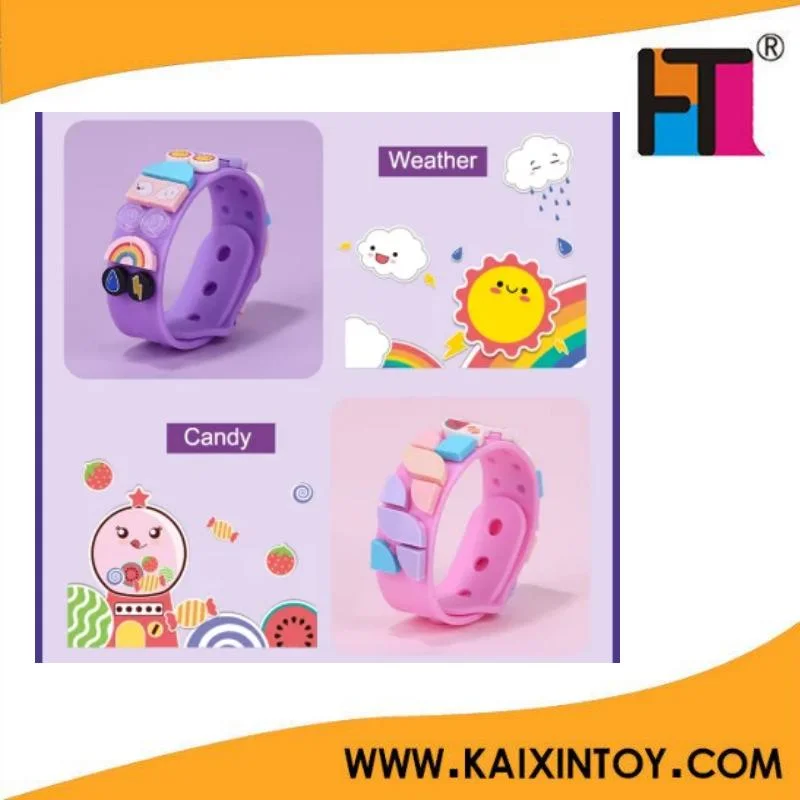 10354127 Children&prime; S Day Toy Gift DIY Building Blocks Bracelet