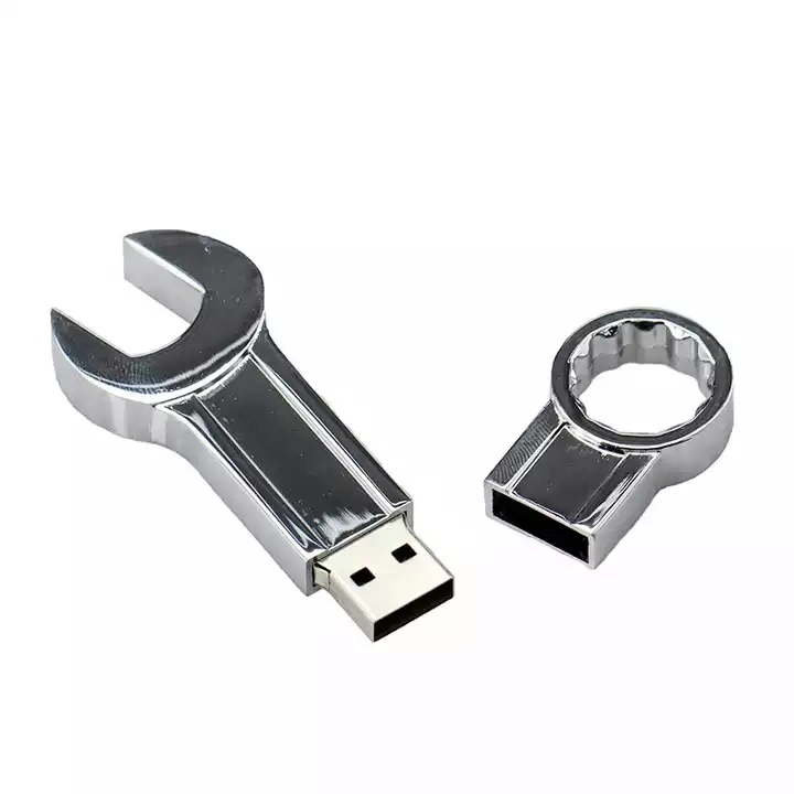 Металлический гаечный ключ Pendrive USB флэш-накопитель Memory Stick Cool Подарки USB-гаджеты Пользовательский логотип 32 ГБ