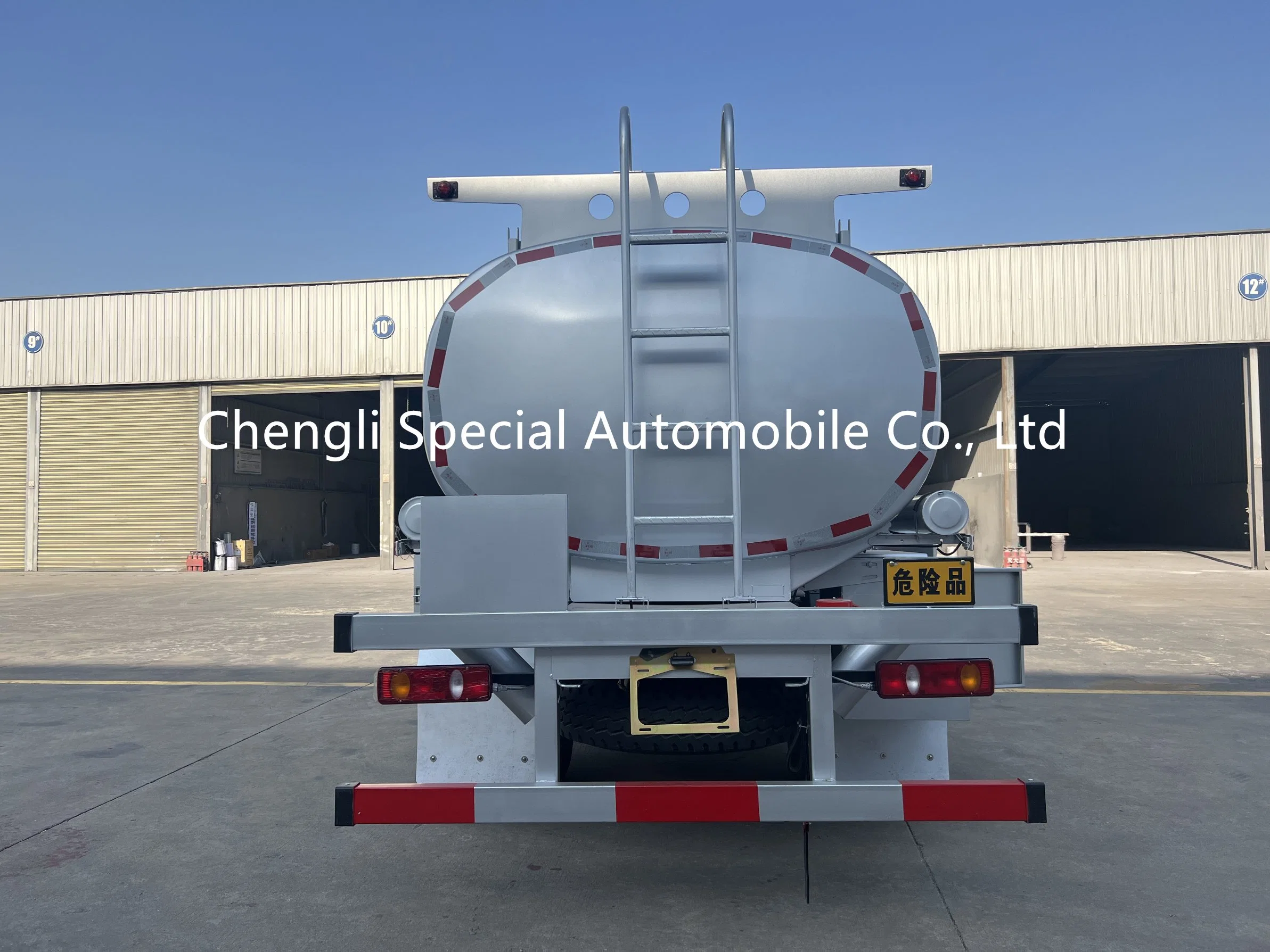 10cbm Dongfeng 6 Wheels Aluminum Alloy Refuel Doesel Oil Tank Bowser Truck