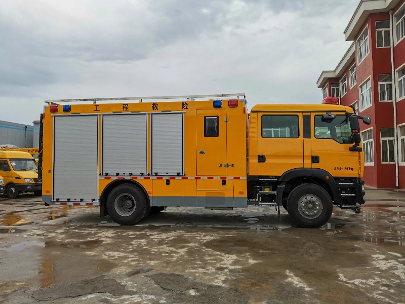 Used Sinotruk 4X4 Large Flow Flood Control Drainage Vehicle for Emergency Rescue